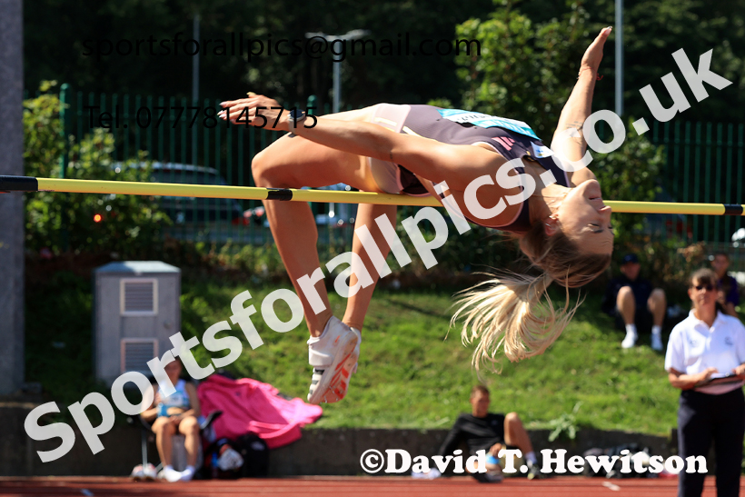 Heptathlon high jump, 2025 EAP International Combined Events, Hexham, Northumberland.  Photo: David T. Hewitson/Sports for All Pics